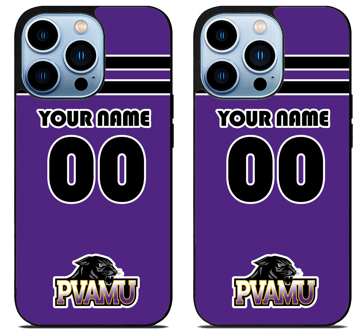 Custom Personalized Prairie View A&M Panthers iPhone 15 Pro | iPhone 15 Pro Max Case