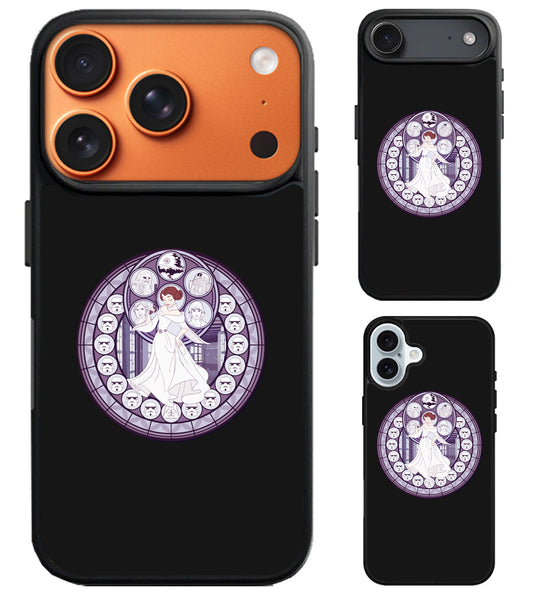 Princess Leia Star Wars Stained Glass iPhone Air | iPhone 17 | 17 Pro | 17 Pro Max Case