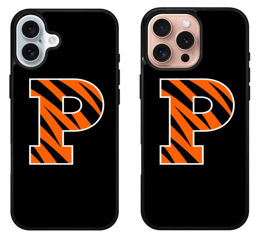 Princeton Tigers Black iPhone 16 | 16 Plus | 16 Pro | 16 Pro Max Case