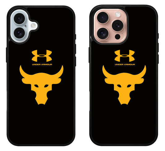 Project Rock Black Under Armour iPhone 16 | 16 Plus | 16 Pro | 16 Pro Max Case