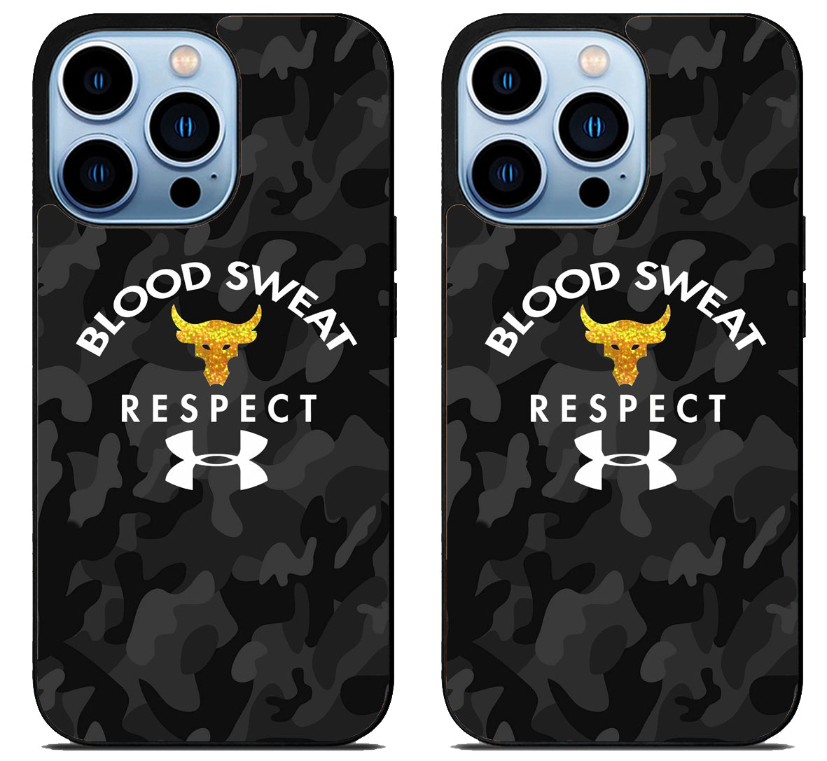 Project  Rock UA Blood Sweet Camo iPhone 15 Pro | iPhone 15 Pro Max Case