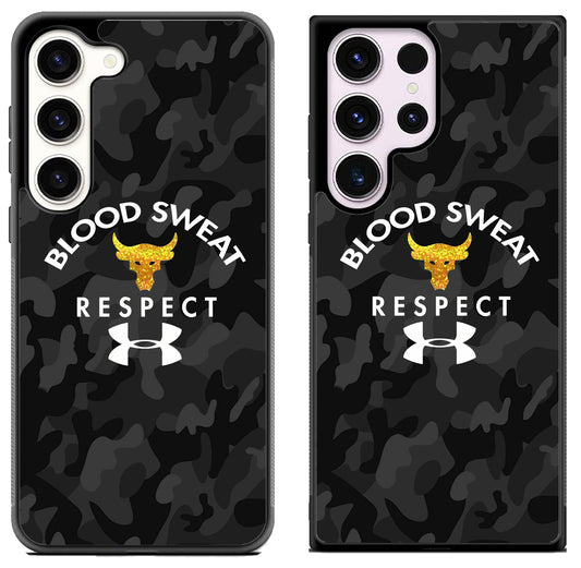 Project  Rock UA Blood Sweet Camo Samsung Galaxy S23 | S23+ | S23 Ultra Case