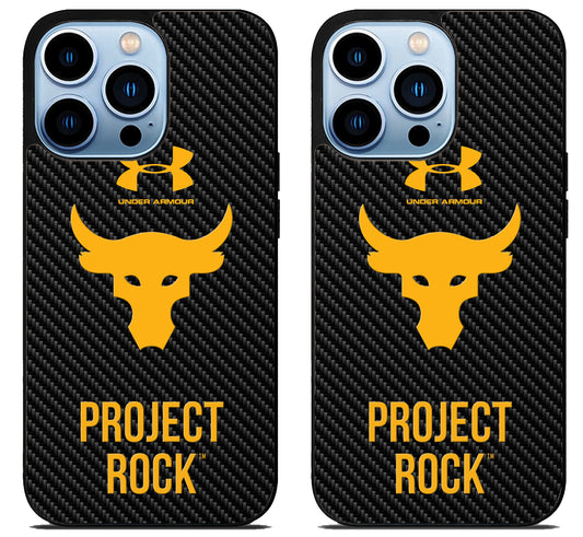 Project Rock UA Carbon iPhone 15 Pro | iPhone 15 Pro Max Case