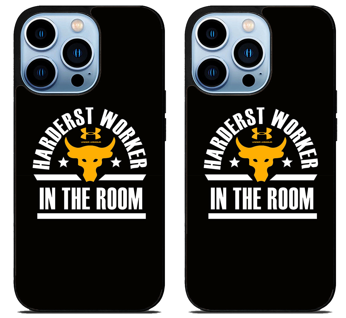 Project Rock Worker Under Armour Black iPhone 15 Pro | iPhone 15 Pro Max Case