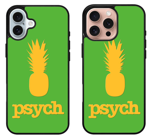 Psych Pineapple iPhone 16 | 16 Plus | 16 Pro | 16 Pro Max Case