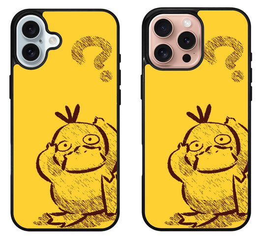 Psyduck Pokemon Artwork iPhone 16 | 16 Plus | 16 Pro | 16 Pro Max Case