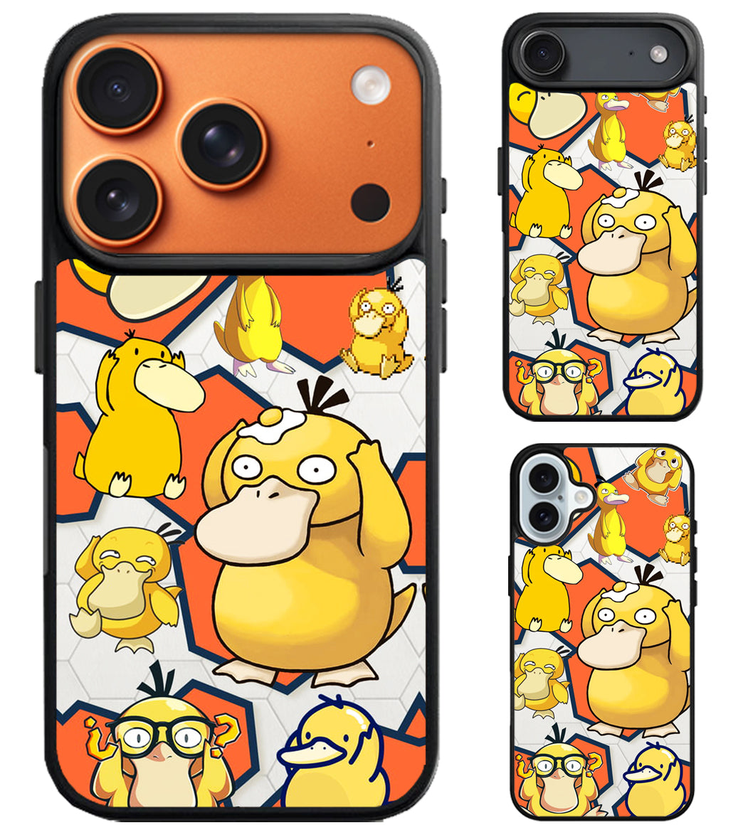 Psyduck Pokemon Collage iPhone Air | iPhone 17 | 17 Pro | 17 Pro Max Case
