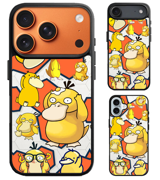 Psyduck Pokemon Collage iPhone Air | iPhone 17 | 17 Pro | 17 Pro Max Case