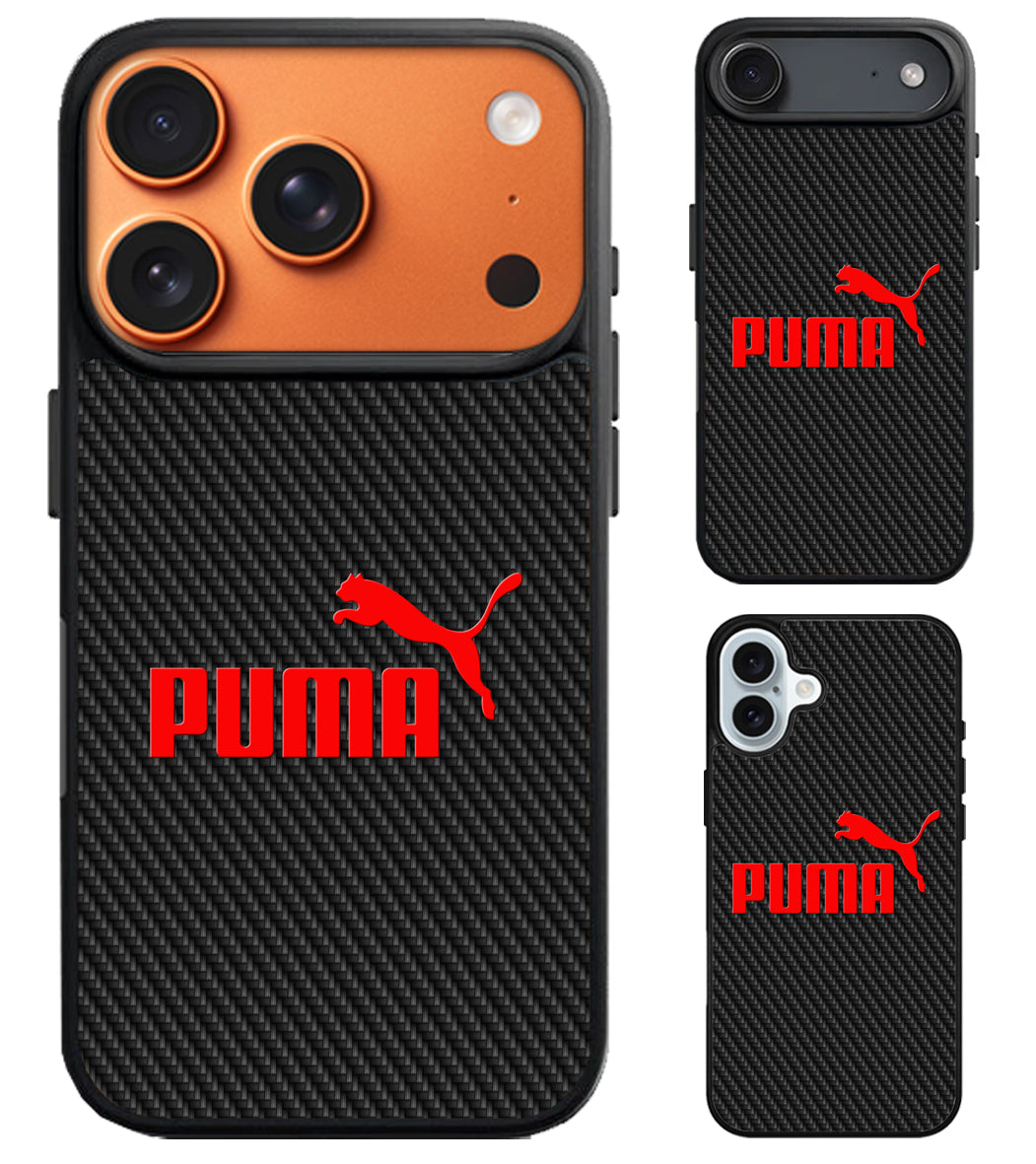 Puma Black Carbon iPhone Air | iPhone 17 | 17 Pro | 17 Pro Max Case