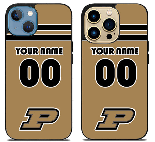 Custom Personalized Purdue Boilermakers iPhone 14 | 14 Plus | 14 Pro | 14 Pro Max Case