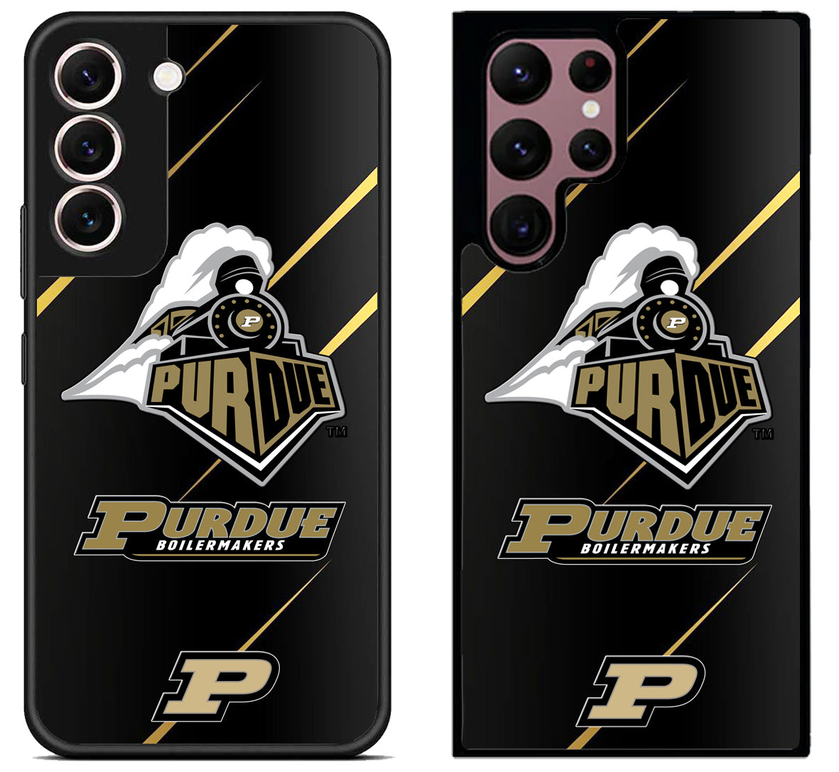 Purdue Boilermakers Black Samsung Galaxy S22 | S22+ | S22 Ultra Case