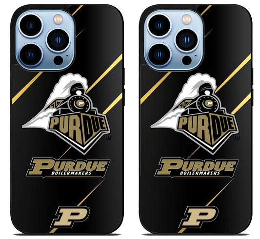 Purdue Boilermakers Black iPhone 15 Pro | iPhone 15 Pro Max Case