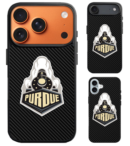 Purdue Boilermakers Carbon iPhone Air | iPhone 17 | 17 Pro | 17 Pro Max Case