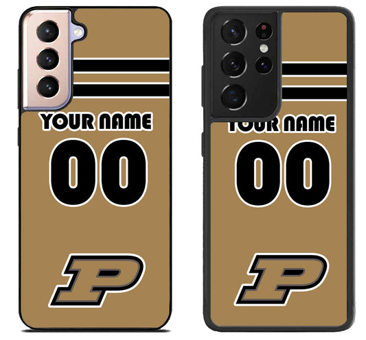 Custom Personalized Purdue Boilermakers Samsung Galaxy S21 | S21 FE | S21+ | S21 Ultra Case