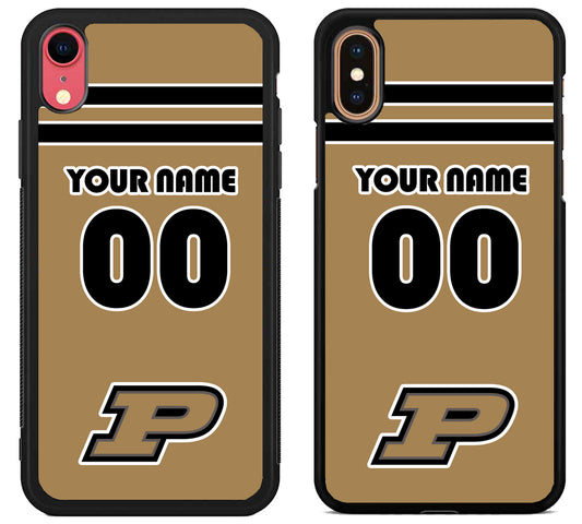 Custom Personalized Purdue Boilermakers iPhone X | Xs | Xr | Xs Max Case