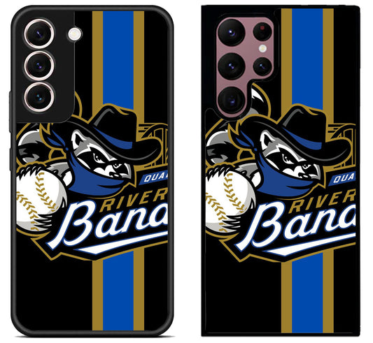 Quad Cities River Bandits Wallpaper Samsung Galaxy S22 | S22+ | S22 Ultra Case