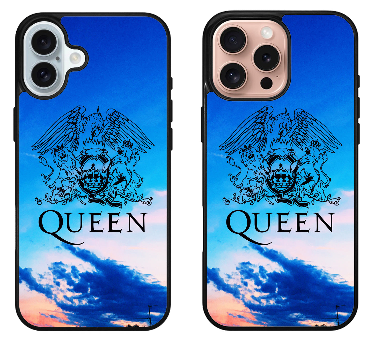 Queen Logo Wallpaper iPhone 16 | 16 Plus | 16 Pro | 16 Pro Max Case