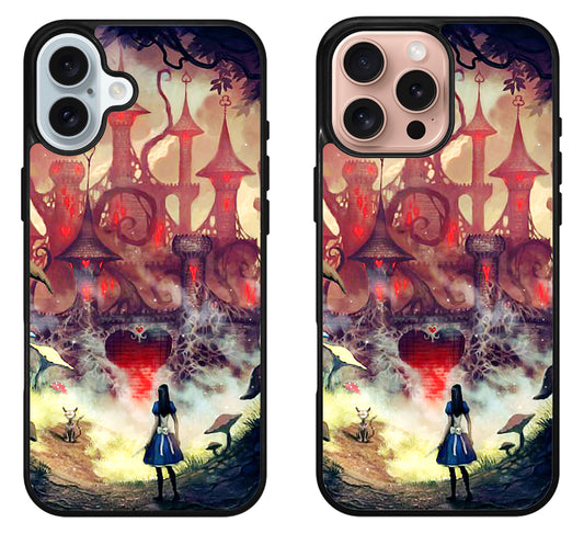 Queen of Hearts Alice In Wonderland iPhone 16 | 16 Plus | 16 Pro | 16 Pro Max Case