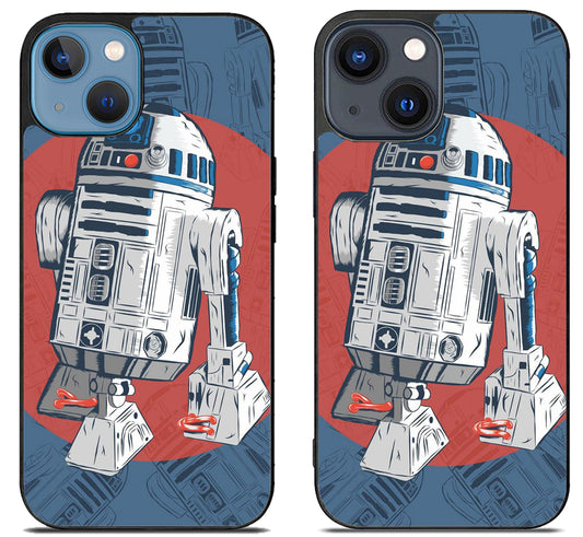 R2D2 Star Wars Background iPhone 15 | iPhone 15 Plus Case