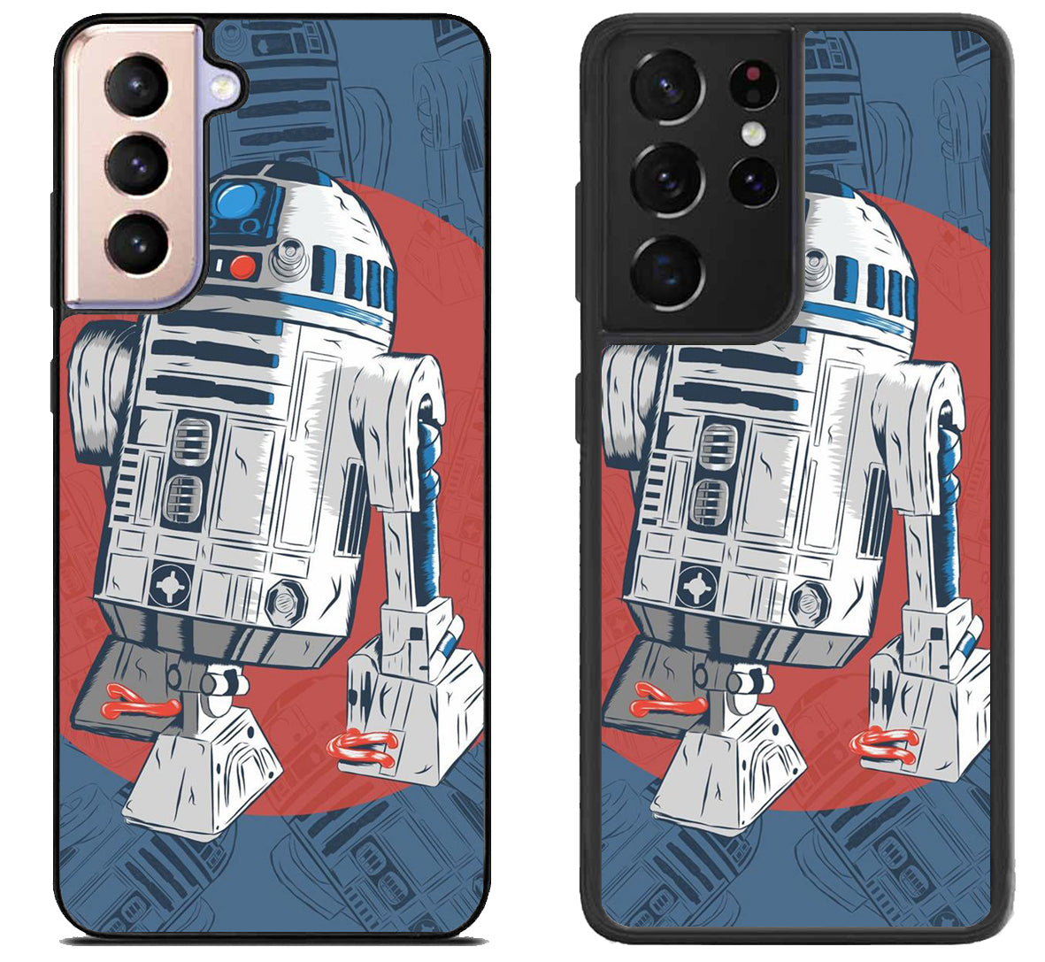 R2D2 Star Wars Background Samsung Galaxy S21 | S21 FE | S21+ | S21 Ultra Case