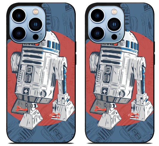 R2D2 Star Wars Background iPhone 15 Pro | iPhone 15 Pro Max Case