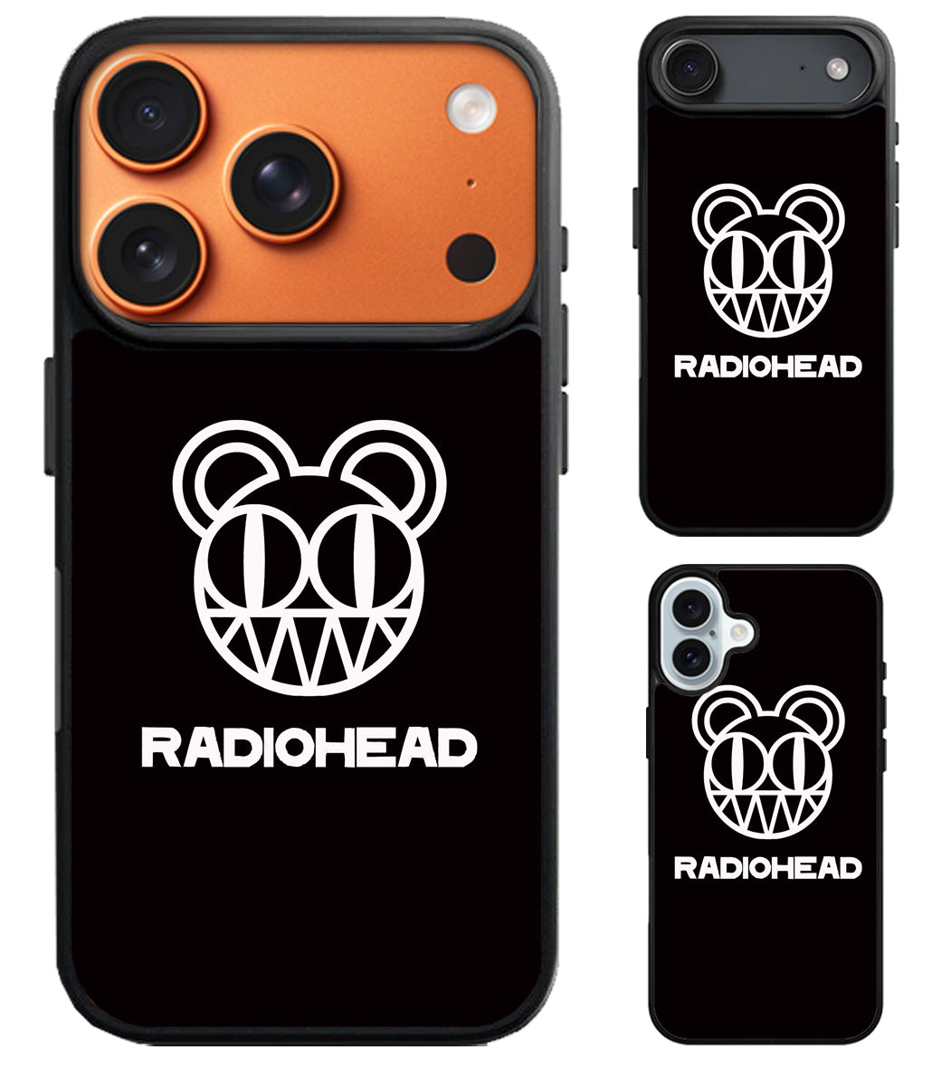 Radiohead Logo Black iPhone Air | iPhone 17 | 17 Pro | 17 Pro Max Case