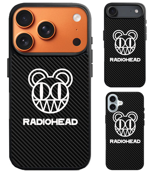 Radiohead Logo Carbon iPhone Air | iPhone 17 | 17 Pro | 17 Pro Max Case