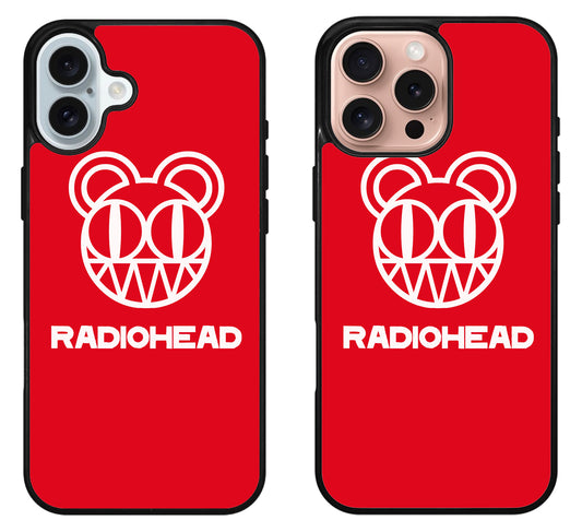 Radiohead Logo Red iPhone 16 | 16 Plus | 16 Pro | 16 Pro Max Case