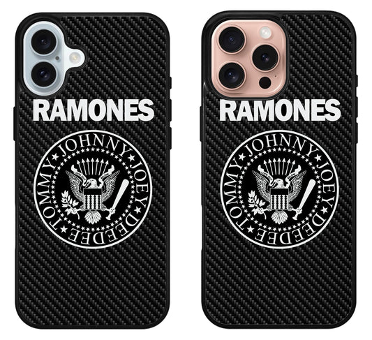 Ramones Carbon iPhone 16 | 16 Plus | 16 Pro | 16 Pro Max Case