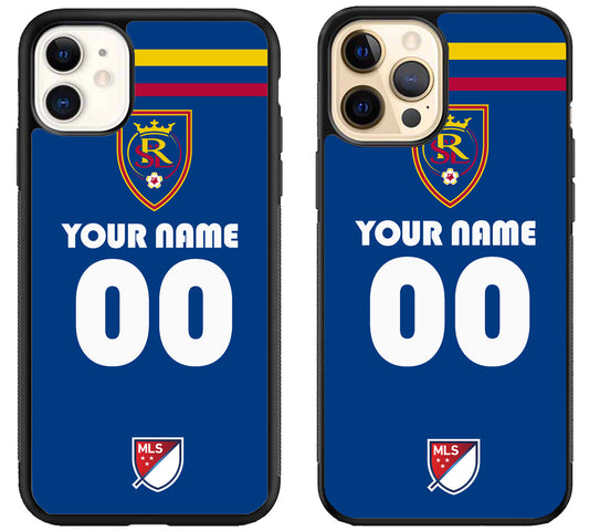 Custom Personalized Real Salt Lake MLS iPhone 12 | 12 Mini | 12 Pro | 12 Pro Max Case