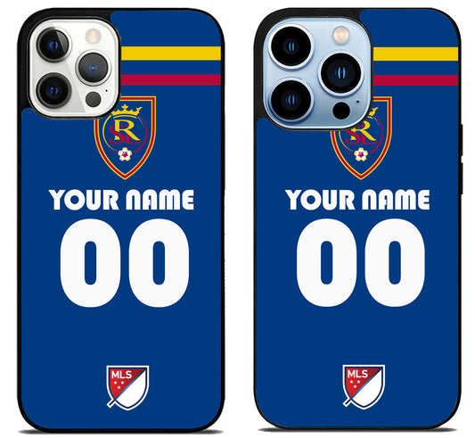 Custom Personalized Real Salt Lake MLS iPhone 15 Pro | iPhone 15 Pro Max Case