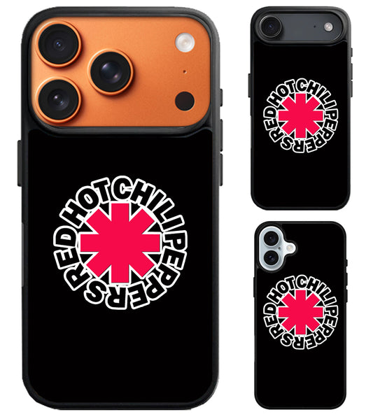 Red Hot Chili Peppers Black iPhone Air | iPhone 17 | 17 Pro | 17 Pro Max Case