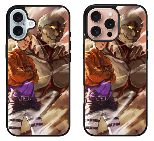 Reiner Braun Attack on Titan Cover iPhone 16 | 16 Plus | 16 Pro | 16 Pro Max Case