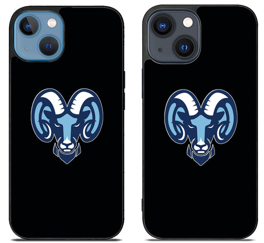 Rhode Island Rams Black iPhone 15 | iPhone 15 Plus Case