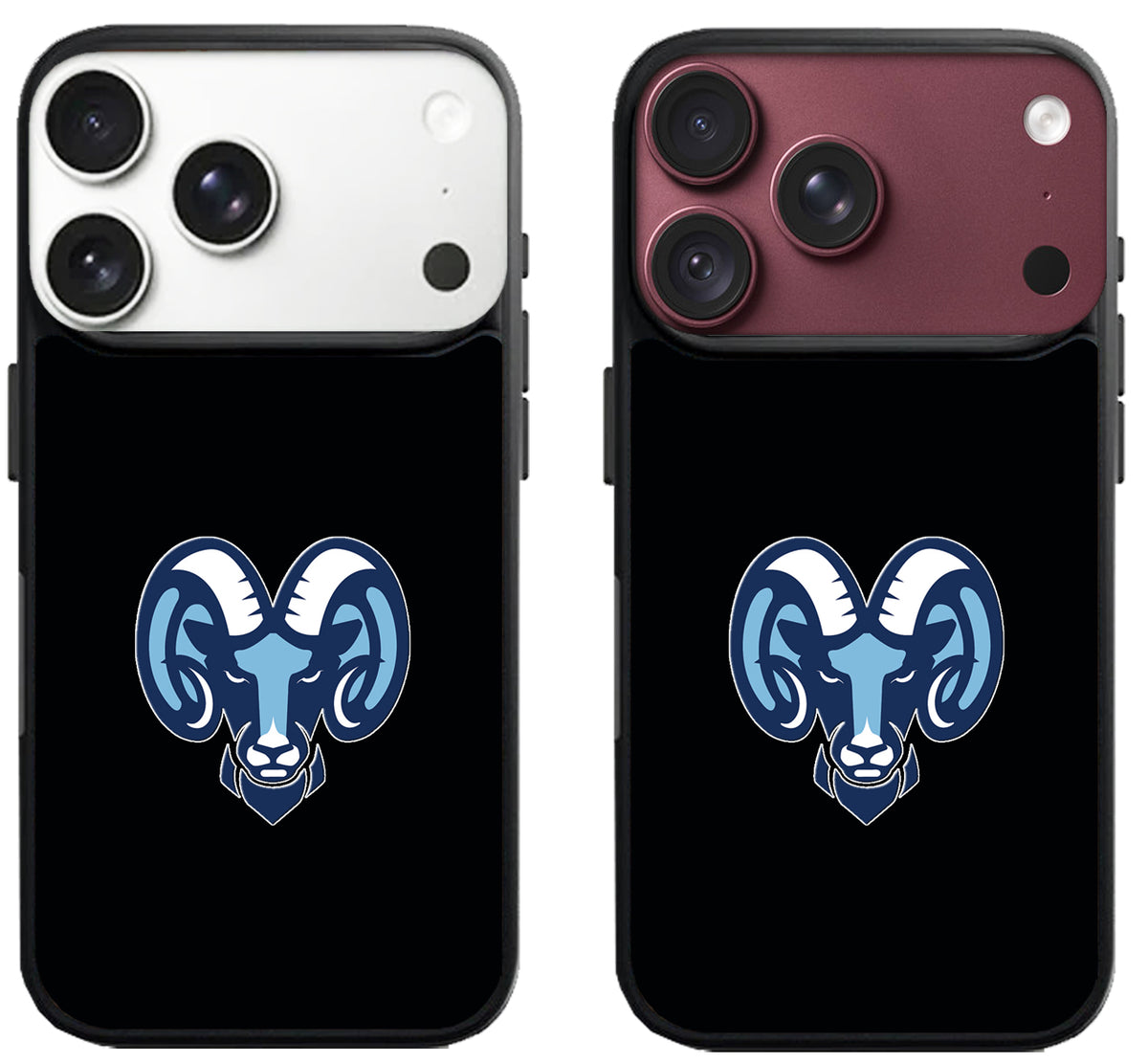 Rhode Island Rams Black iPhone 18 Pro | 18 Pro Max Case