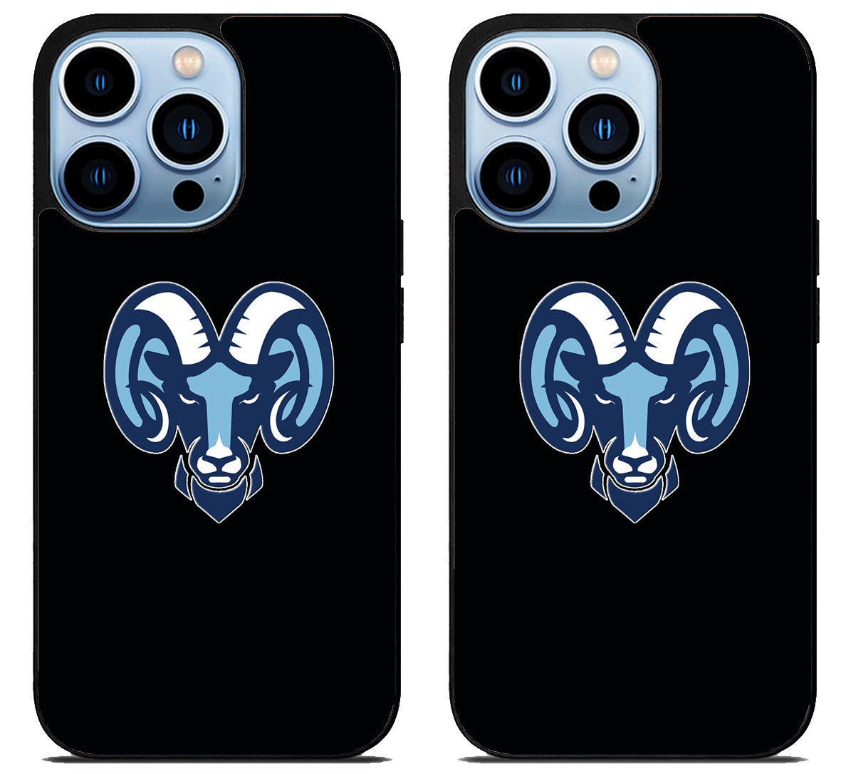 Rhode Island Rams Black iPhone 15 Pro | iPhone 15 Pro Max Case