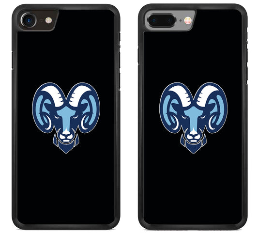 Rhode Island Rams Black iPhone 8 | 8 Plus Case