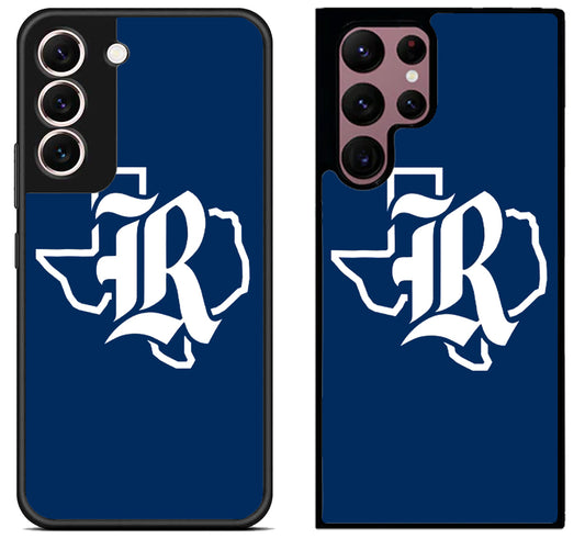 Rice Owls Logo Blue Samsung Galaxy S22 | S22+ | S22 Ultra Case