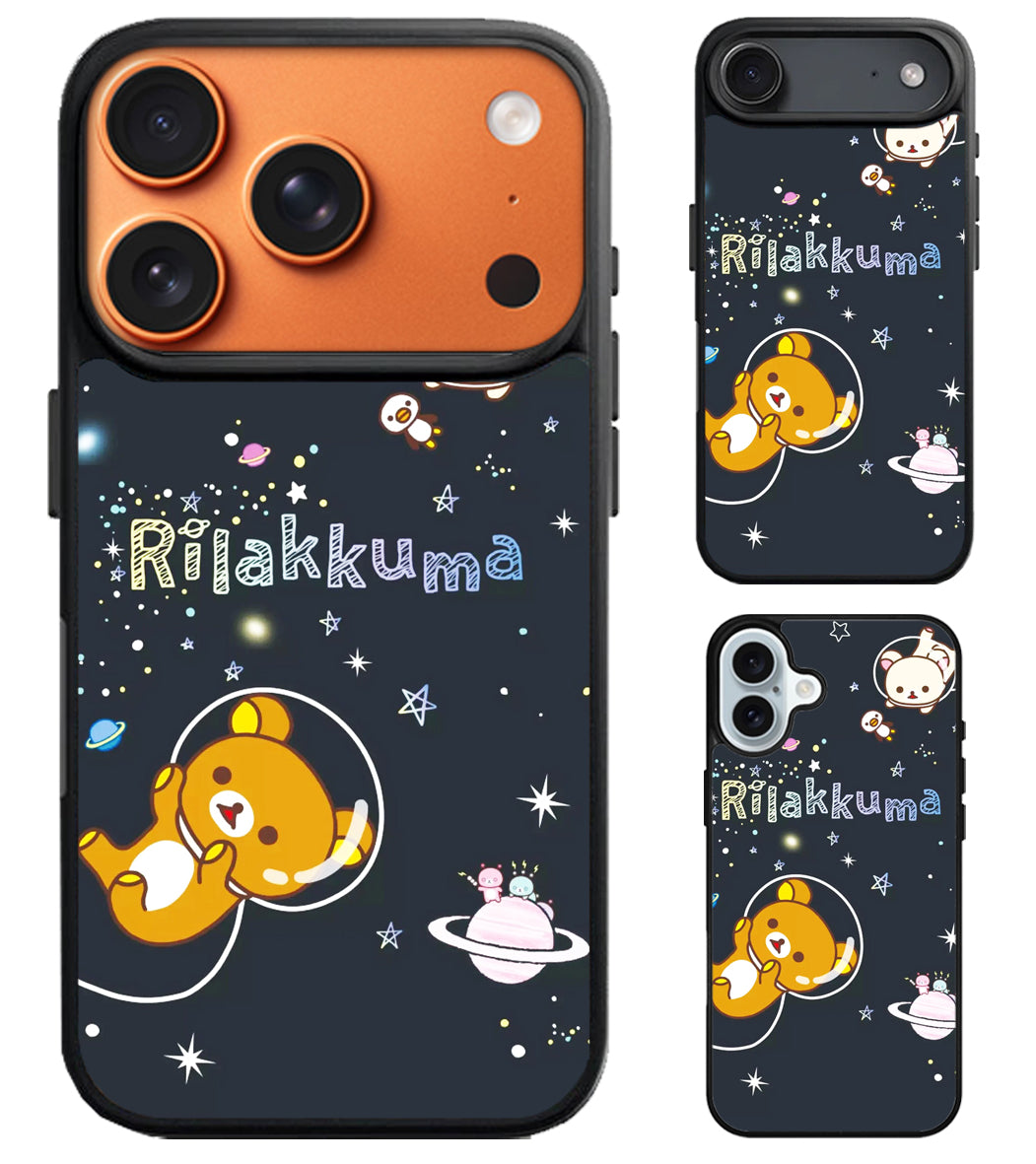 Rilakkuma Black iPhone Air | iPhone 17 | 17 Pro | 17 Pro Max Case