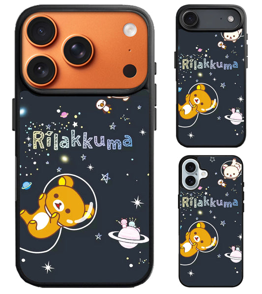 Rilakkuma Black iPhone Air | iPhone 17 | 17 Pro | 17 Pro Max Case