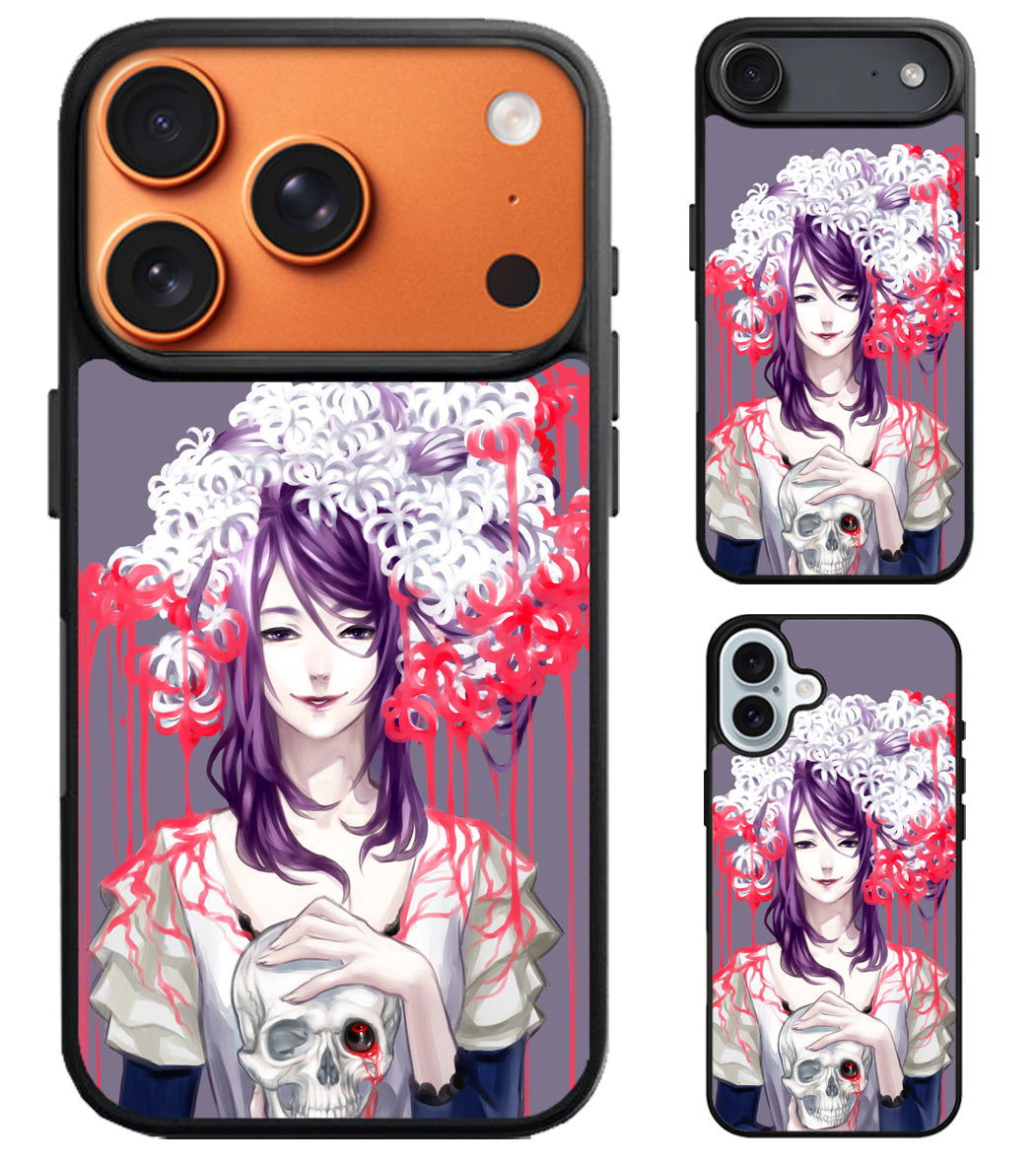 Rize Kamishiro Tokyo Ghoul Skull iPhone Air | iPhone 17 | 17 Pro | 17 Pro Max Case