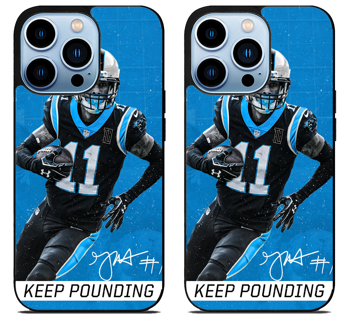 Robby Anderson Carolina iPhone 15 Pro | iPhone 15 Pro Max Case