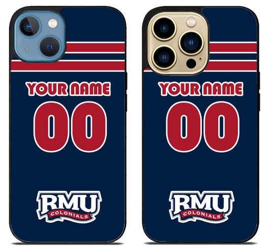 Custom Personalized Robert Morris Colonials iPhone 14 | 14 Plus | 14 Pro | 14 Pro Max Case