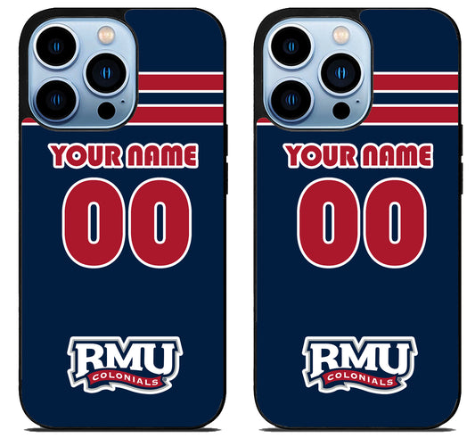 Custom Personalized Robert Morris Colonials iPhone 15 Pro | iPhone 15 Pro Max Case