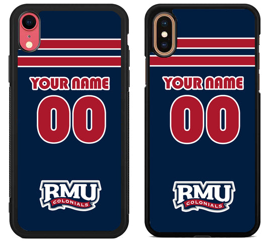 Custom Personalized Robert Morris Colonials iPhone X | Xs | Xr | Xs Max Case