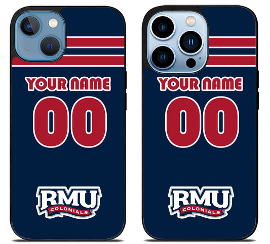 Custom Personalized Robert Morris Colonials iPhone 13 | 13 Mini | 13 Pro | 13 Pro Max Case