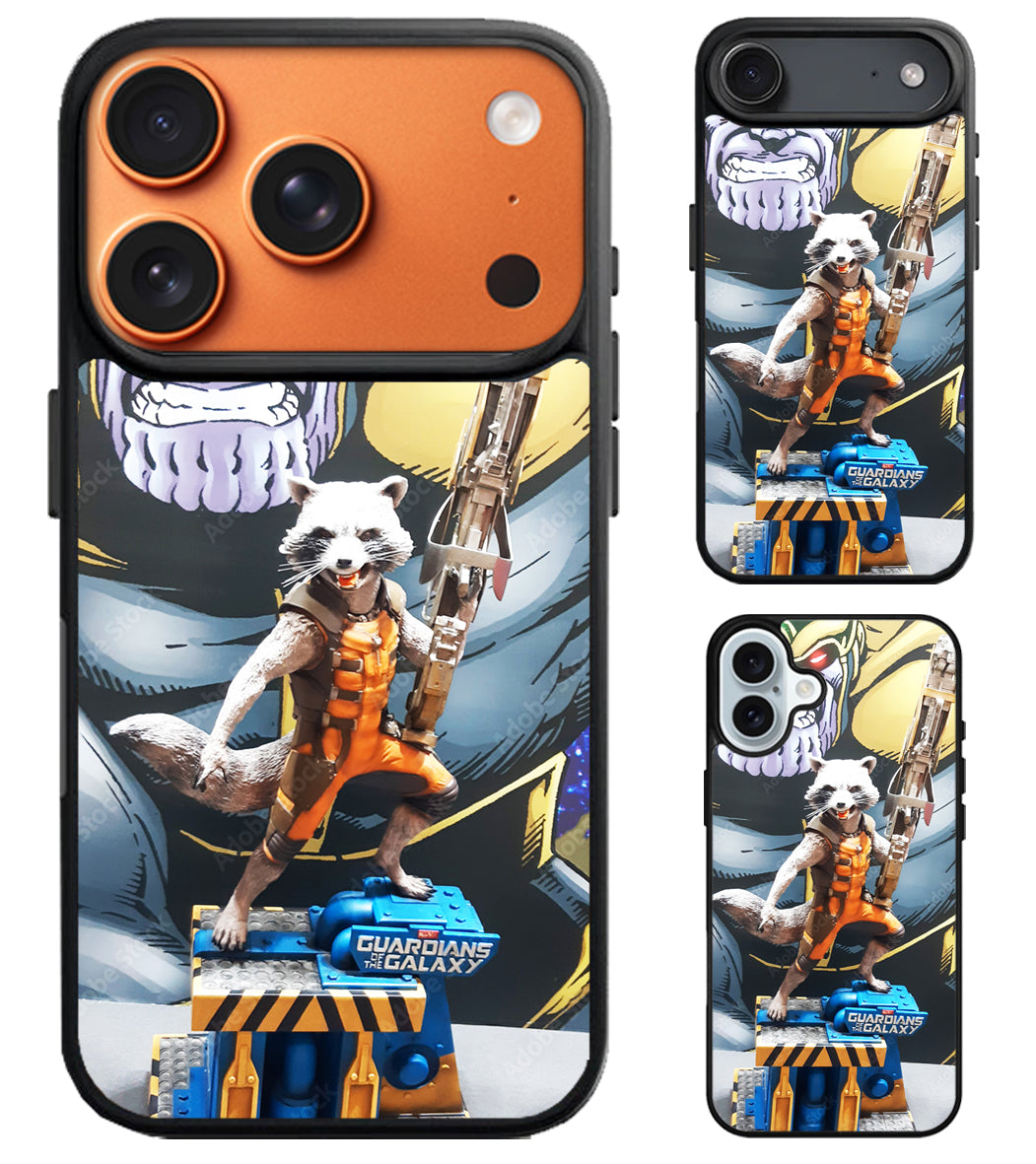 Rocket Raccoon Guardian Of The Galaxy iPhone Air | iPhone 17 | 17 Pro | 17 Pro Max Case