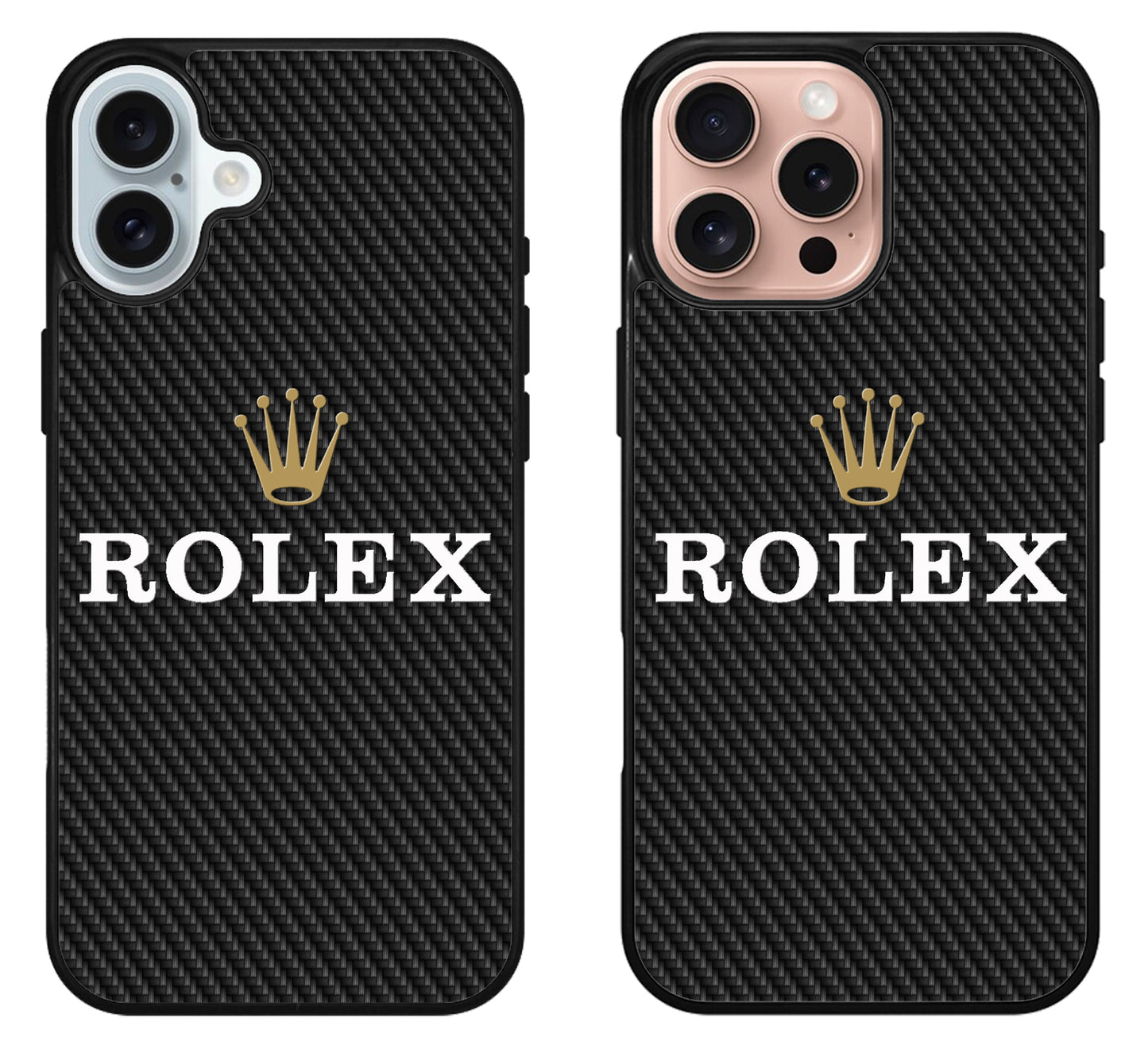 Rolex Black Carbon iPhone 16 | 16 Plus | 16 Pro | 16 Pro Max Case