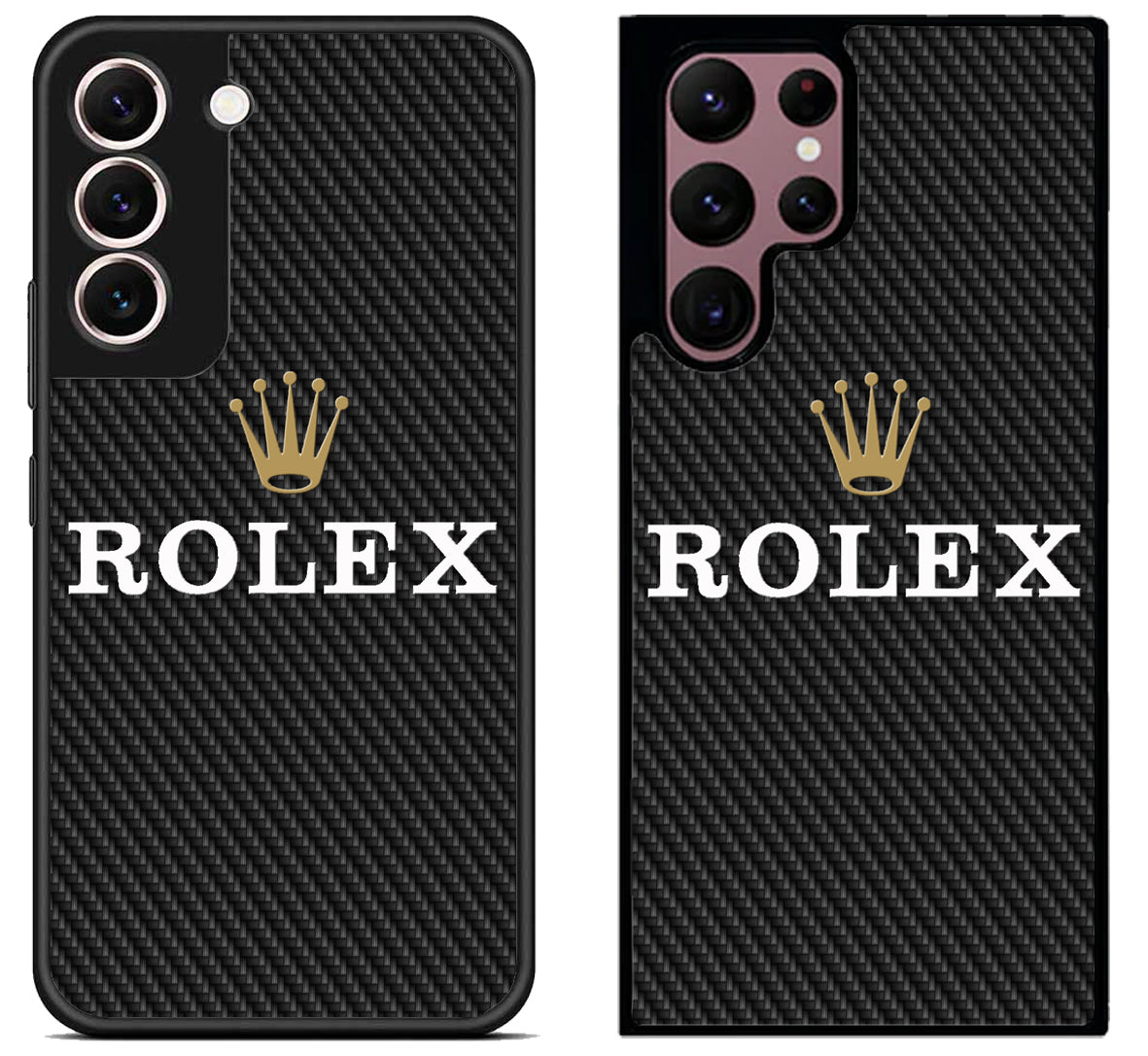 Rolex Black Carbon Samsung Galaxy S22 | S22+ | S22 Ultra Case