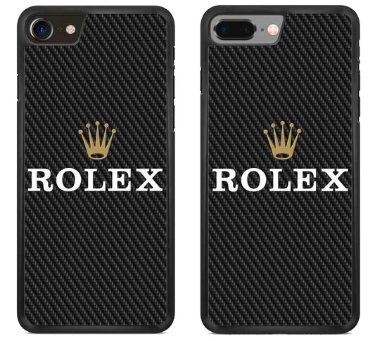 Rolex Black Carbon iPhone 8 | 8 Plus Case